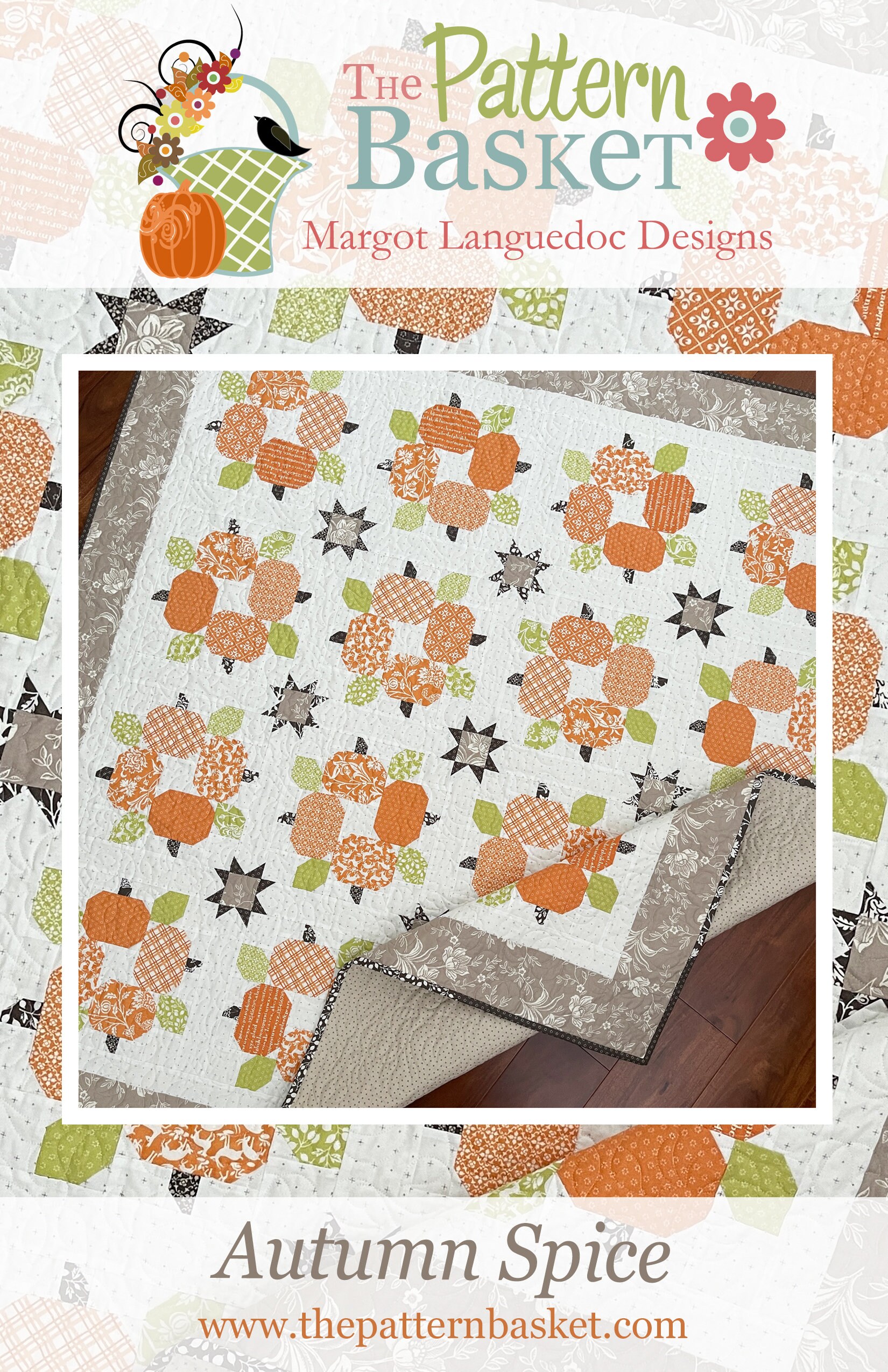 Autumn Spice Quilt Pattern PDF the Pattern Basket Etsy