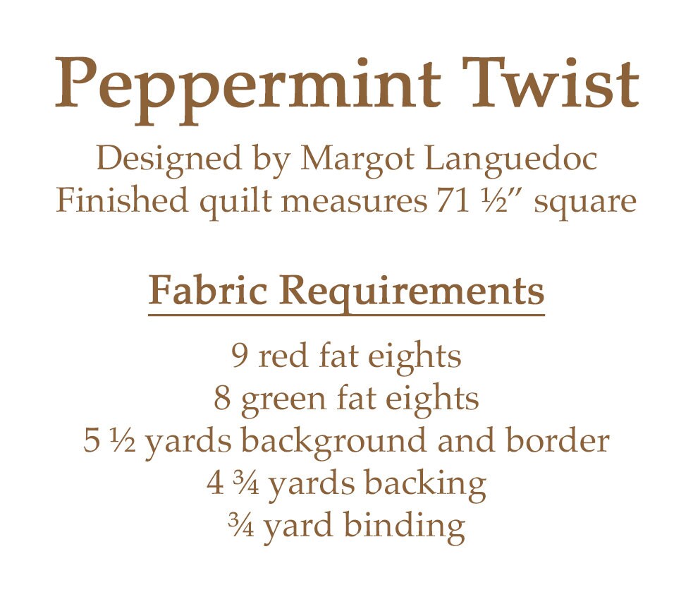 Peppermint Twist Quilt Pattern PDF the Pattern Basket - Etsy
