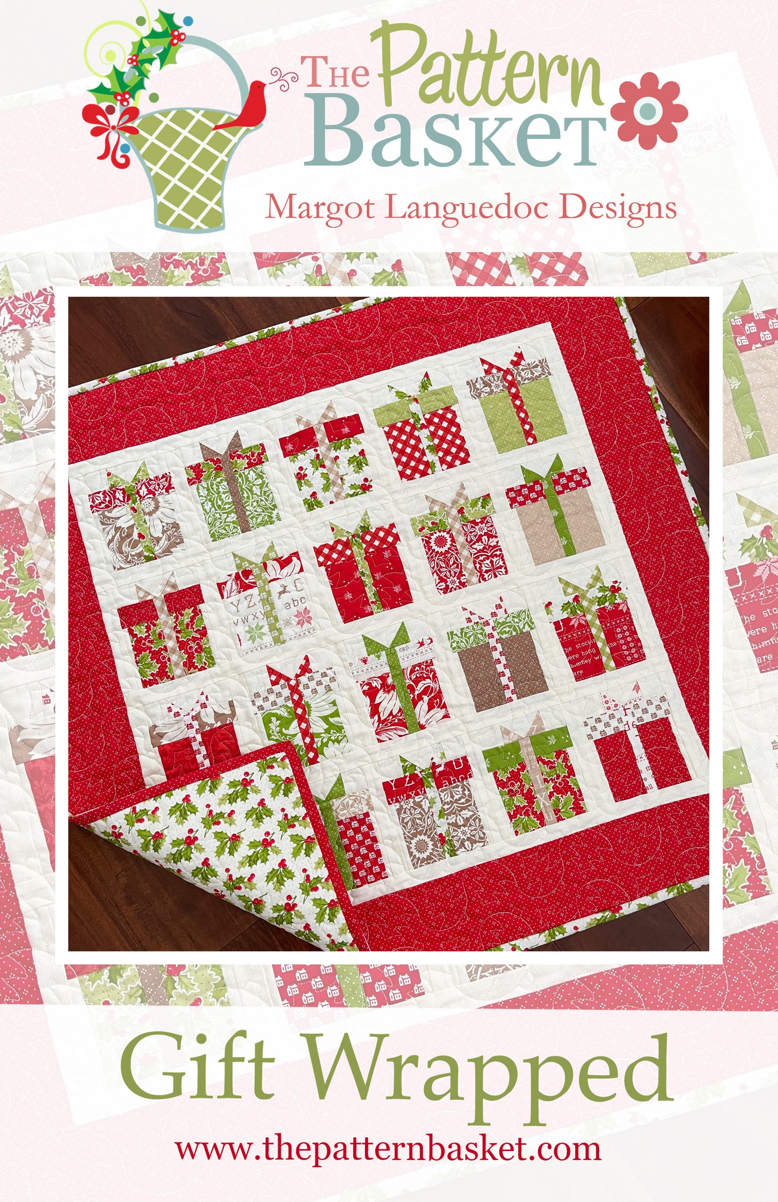 Gift Wrapped PDF Quilt Pattern the Pattern Basket - Etsy