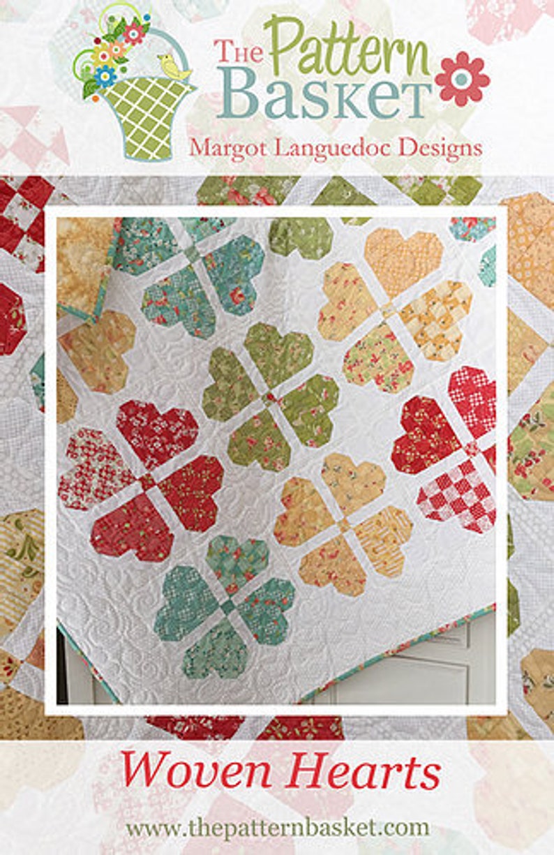 Woven Hearts Quilt Pattern PDF The Pattern Basket image 3