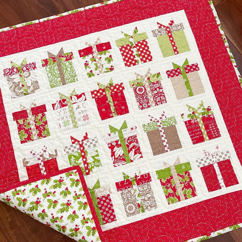 Gift Wrapped PDF Quilt Pattern the Pattern Basket - Etsy
