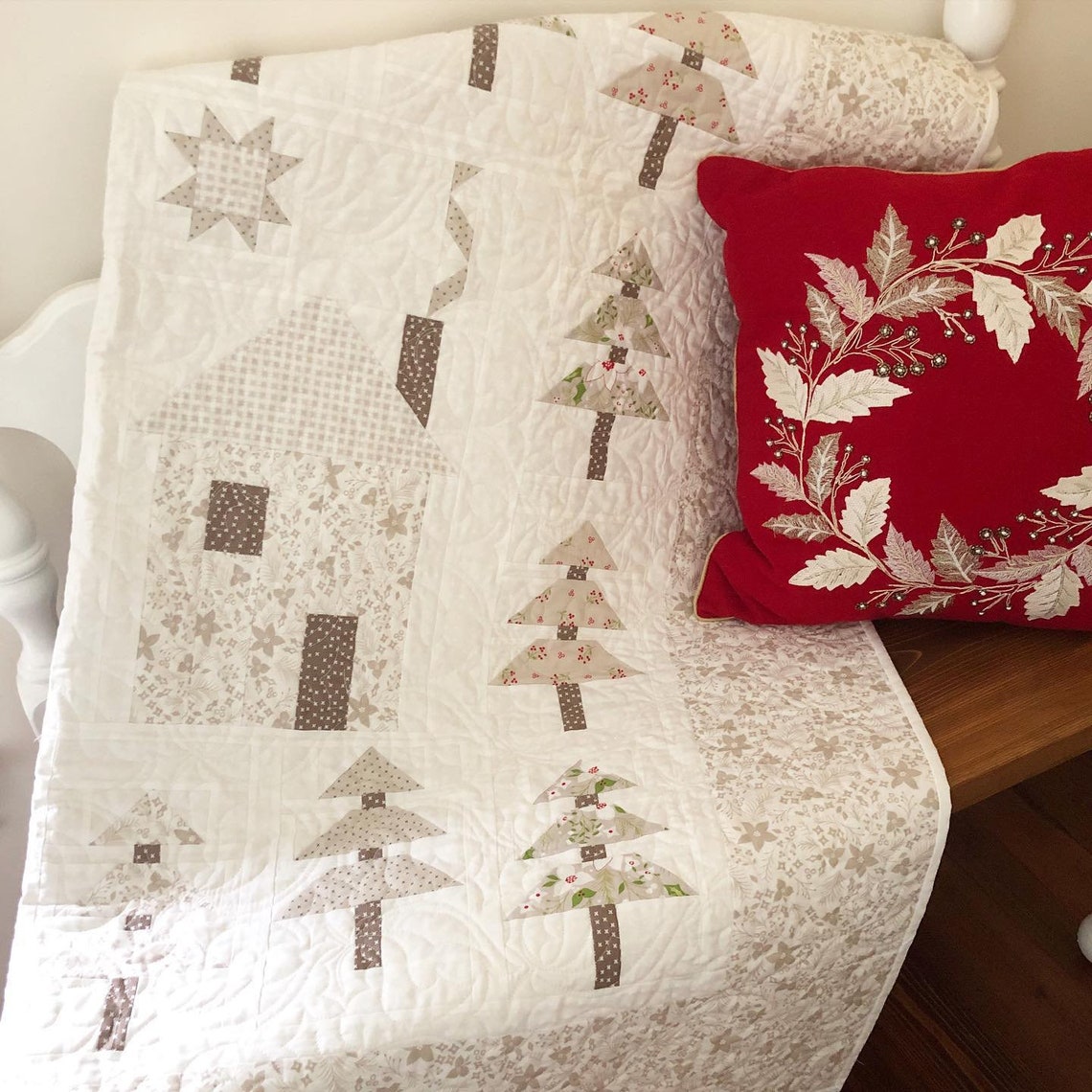 Silent Night Quilt Pattern PDF the Pattern Basket Etsy