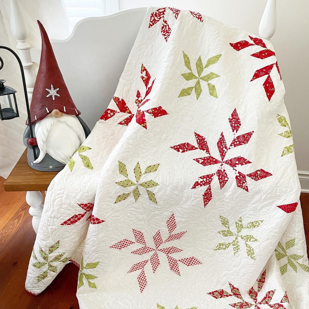 Peppermint Twist Quilt Pattern PDF the Pattern Basket - Etsy