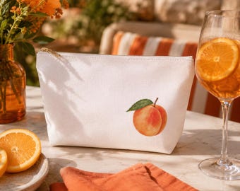 Pfirsich Sommer Obst Strand Zubehör Tasche