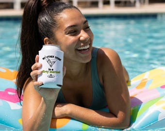 Enfriador de latas Dirty Martini / Mi otra bebida es un enfriador de latas Dirty Martini / Funda para amantes del martini