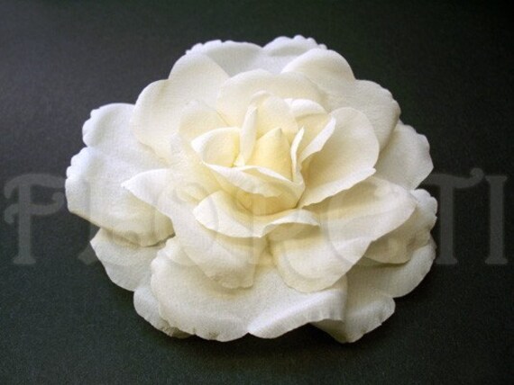 silk flowers for making hair clips