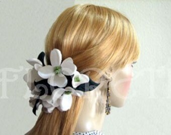 Dogwoods Bridal Silk Flower Cluster Wedding Hair Embellishment