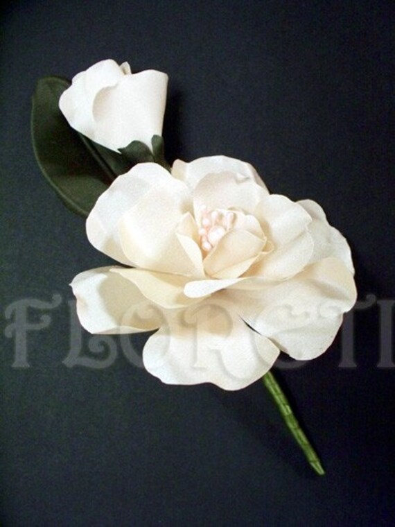 Champagne Magnolia Groom's Tuxedo Boutonniere Man's Corsage - Etsy