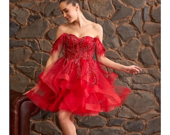 knee length dresses for ladies Milly Robena Feather-Embellished Ribbed Midi Dress main image 0