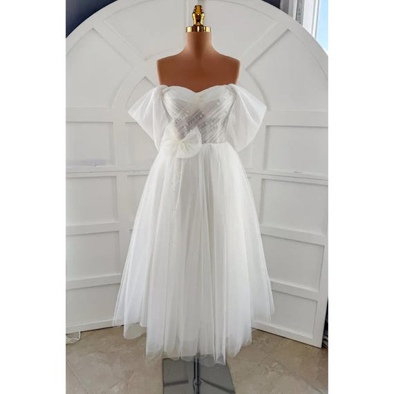 white sequin midi dress Retrofete