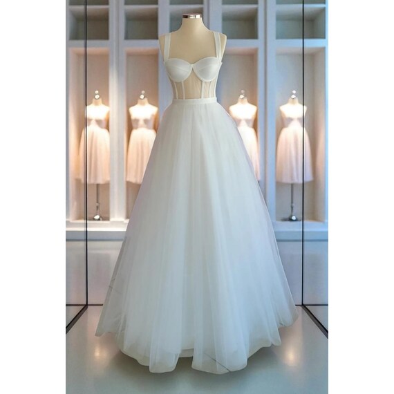 white christmas dresses White Corset Cowl Satin Gown by Cinderella Divine 7483W