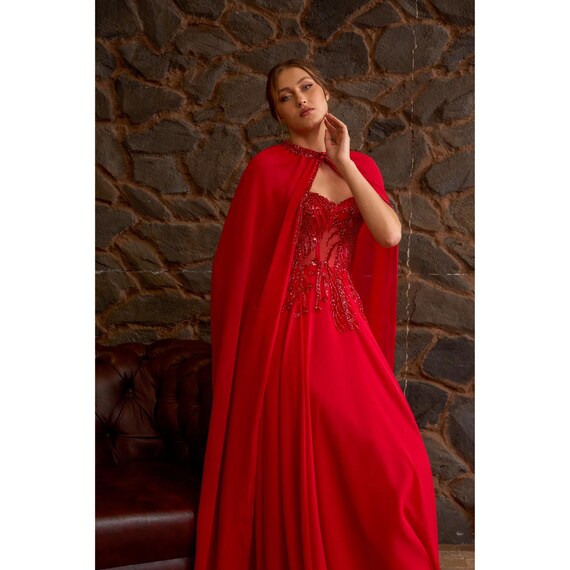 sachin and babi light blue dress Dusty Rose A-line Beaded Chiffon Long Bridesmaid Dresses main image 0