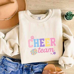 Cheer Team Crewneck Sweatshirt: Cheerleading Fundraiser