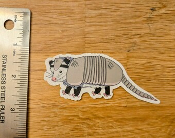 Trash Tank Opossum Sticker