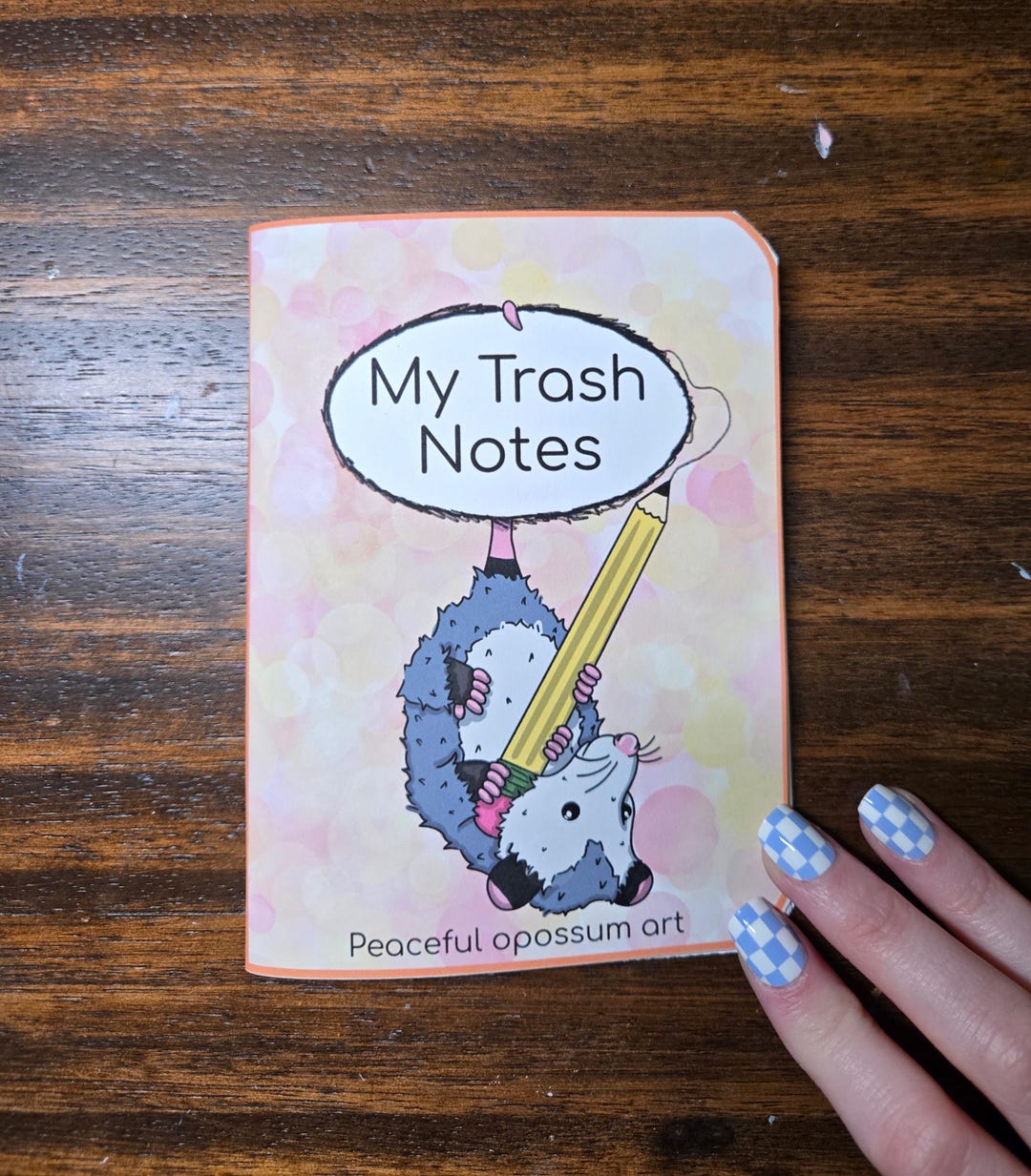 Trashed Notebook My Trash Notes Opossum Pocket Notebook - Etsy