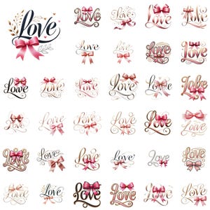 Love Png Bundle, Love Sublimation, Valentine's Day Digital Designs Download, Trending Valentine's Day Designs, Valentine Clipart, Love Shirt