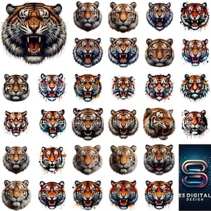 Lion Head Clipart Png Bundle, The Lion King Png, Sublimation Design, Lion Head Design, Gift, The Lion King Arts Collection, Digital Desing