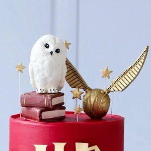 3D Owl Silicone Mold for Chocolate Large Wizard Owl Silicone Mould for Making Cake Topper Decorating  Magical Theme Fondant DIY Soap Candle