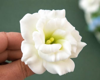 Lisianthus Silikonform, Eustoma Blume Silikonform, Realistische Blumenform, Zuckerblume, weiches lebensmittelechtes Silikon, Floral Botanische Silikonform