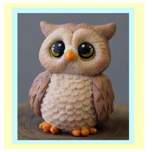 Owl Soap Mold Silicone 3D Little Owl Silicone Mold Mould for Soap Fondant Chocolate Candle Making | Owl Silicone Form Молд Сова