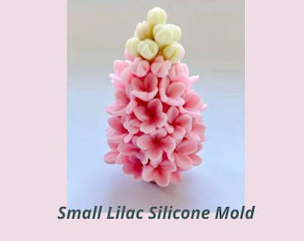 Flieder Blume Silikonform für essbare Blumen Marshmallow Herstellung | Weiches Food Grade-Silikon für Schokoladenfondant Zefir Seife