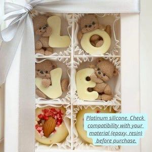 molde silicone love, mini teddy bear silicone mold, teddy bear theme baby shower girl, heart shaped silicone mold for resin, bear cake topper, bear cupcake topper, bear silicone mold, teddy bear baby shower theme boy, 2d silicone mold, 3d strawberry silicone mold, love silicone mold, love silicone mould, silicone molds for resin keychain, silicone molds for cupcakes, cupcake decorating kids, silicone cupcake molds, cake toppers, valentines day ides cake decorating, valentine silicone mold