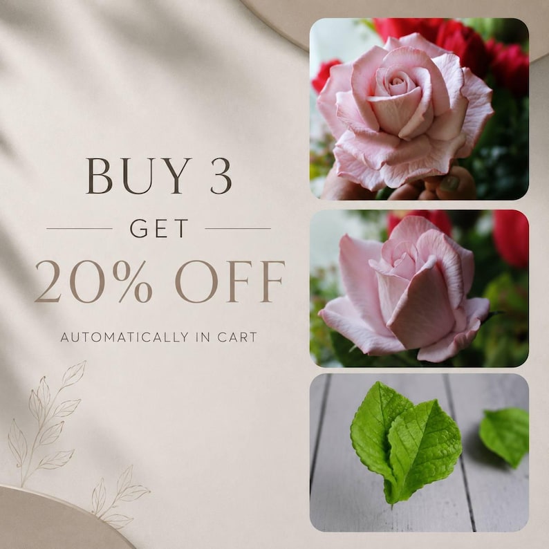 3D Realistic Rose Bud Silicone Mold Food Grade Silicone Mould for Making Edible Flowers Chocolate Fondant Marshmallow Soap Candle Molds image 2