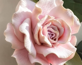 Große Rose Silikonform, 8 cm Rose Silikonform, 3,15 Zoll Rose Blumenform, Zefir Zephur Blumenform, Marshmallow Blumenform