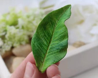 Large Flower Leaf Silicone Mold - Realistic Peace Lily Leaf For Custom Edible Flower Chocolate Fondant Marshmallow Soap Molds Flowers Mould