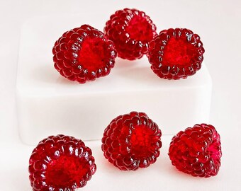 Realistische Himbeer-Silikonform, 3D-Beerenform für Gelee, Tortendekorationen, Schokolade, Fondant, Seife, Harz, Polymerclay, Kerzen