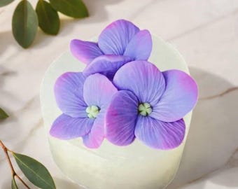Hydrangea Flower Silicone Mold For Edible Marshmallow Flower Chocolate Fondant Гортензия Молд для Зефира