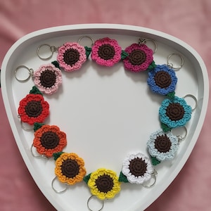 Flower keychain