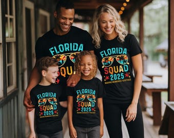Florida Squad 2025 Familjesemestertröja: Matchande sommarlovströja