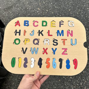 Ikea Trofast ABC 123 Alphabet Sensory Table Insert Digital Laser SVG File