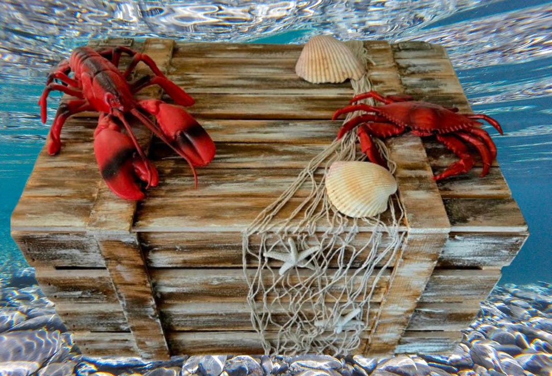 Wood Distressed Lobster/crab Trap Card Box. - Etsy
