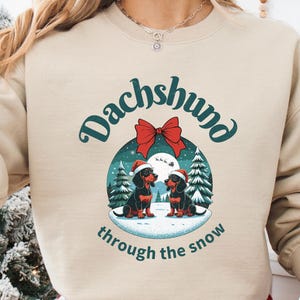 Dachshund Christmas Shirt Dachshund Sweatshirt Daschund Sweatshirt Daschund Gifts Daschund Shirt Dachshund Shirt Weiner Dog Gifts Trendy