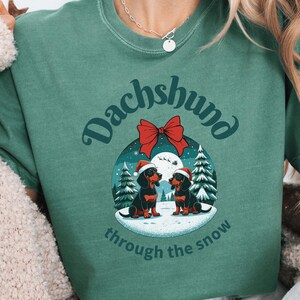 Dachshund Christmas Shirt Dachshund Shirt Daschund Shirt Daschund Gifts Dachshund Gift Weiner Dog Gifts Dog Mom Shirt Dog Dad Shirt Trendy