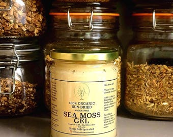 Organic St Lucian Sea Moss Gel: Pure Caribbean Superfood