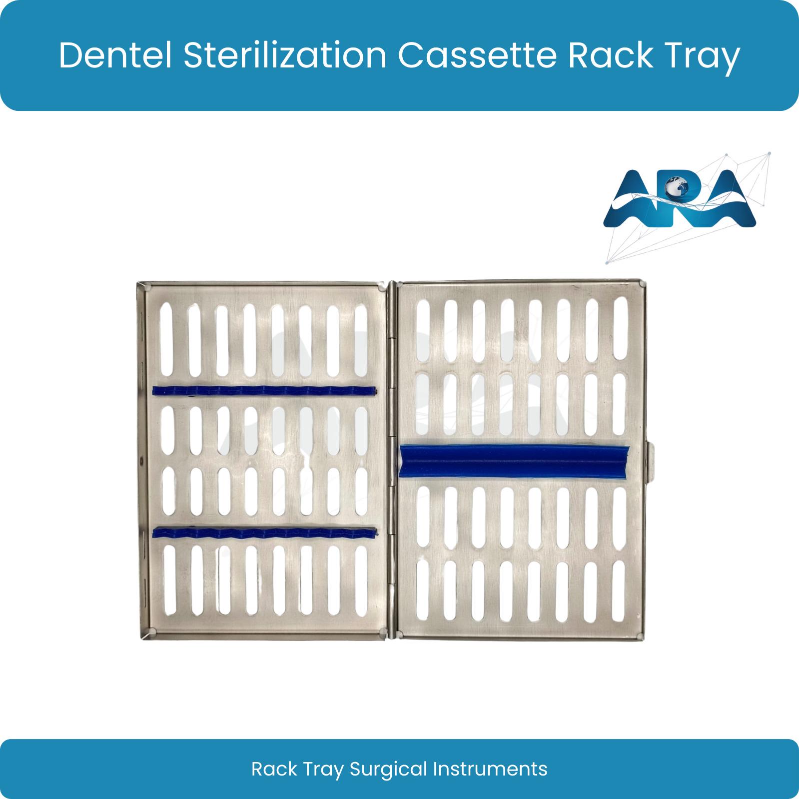 thumbnail image 2 of Smile Dentale 10pk Sterilization Cassette Rack Trays – Holds 5 Dental Instruments – German Stainless Steel 2 of 5