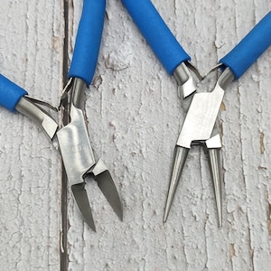 Side Cutter - Round Nose Plier Jewelry Making Pliers Set of 2
