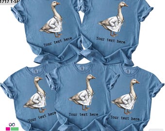 Comfort Colors Custom Doctor Shirt, Funny Goose Dr T-Shirt, Personalized Med School Graduation Tee, White Coat Ceremony Shirt