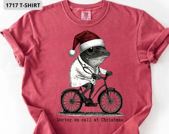 Funny Doctor Christmas Shirt, Dr On Call Tee, Comfort Colors Residency T-Shirt, Med School Graduate Gift, Medical Student Shirt