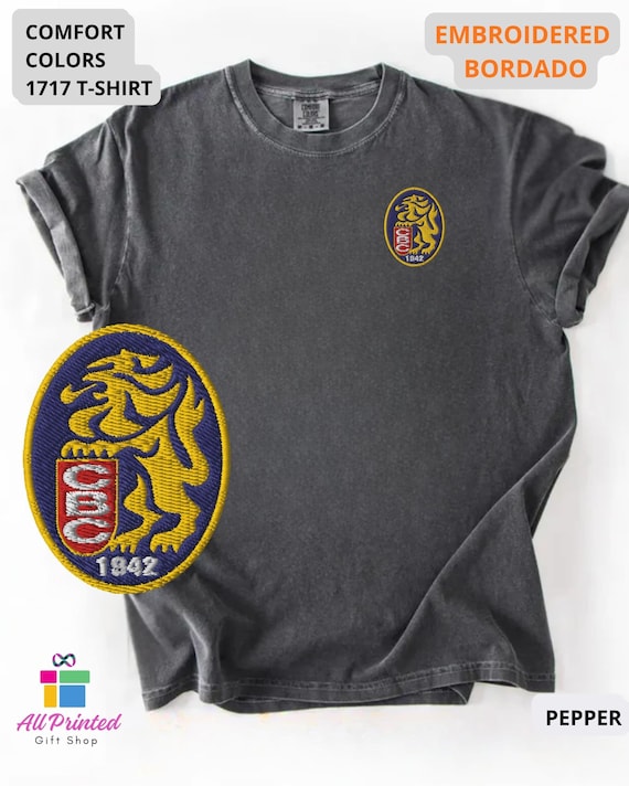 Embroidered Venezuela Shirt, Leones del Caracas Embroidery Tee, Venezuelan Baseball TShirt