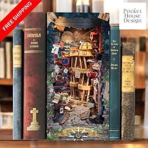 Magic Alley Book Nook DIY Kit: 3D Circus Wizardry Bookend
