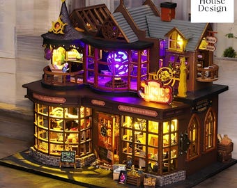 DIY Magic Treasure Dollhouse Kit: Miniature Diorama for Adults