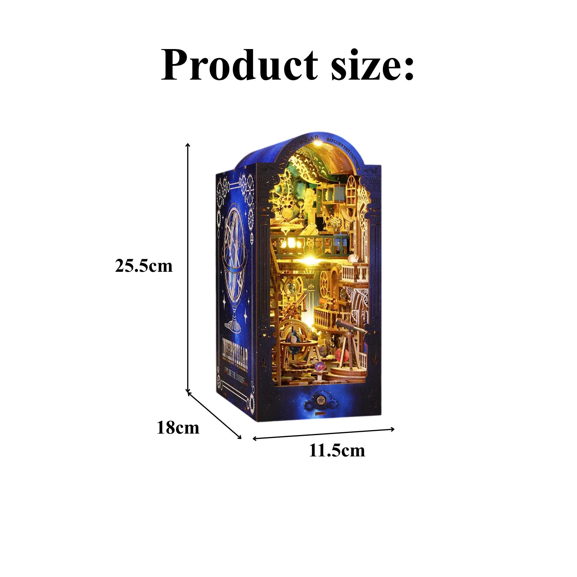 Rolife DIY Magic Observatory Book Nook Kit 3D Wooden Puzzle