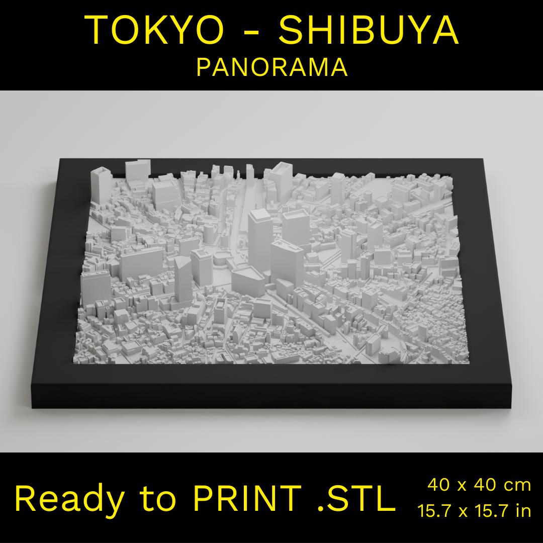 Shibuya 3d - Etsy