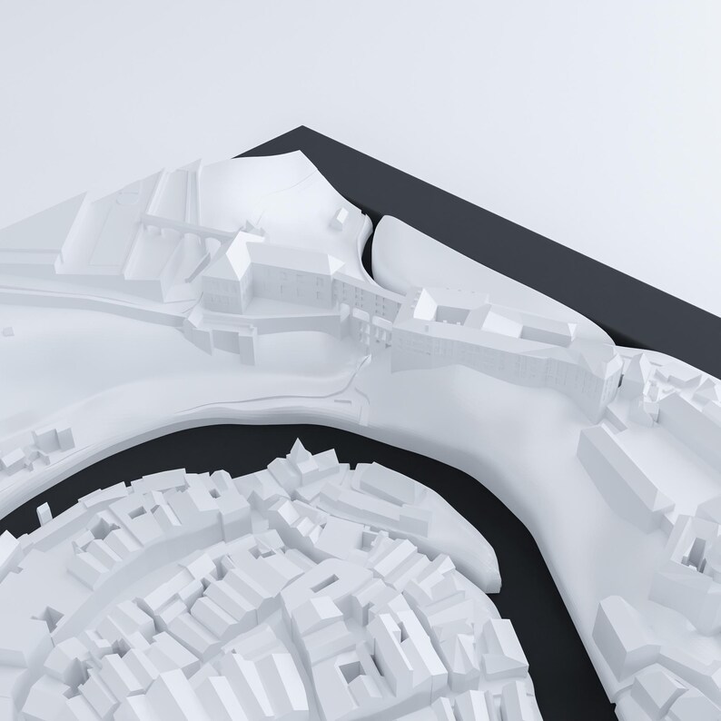 3D チェスキー クルムロフ市地図、印刷可能な STL ファイル 画像 5