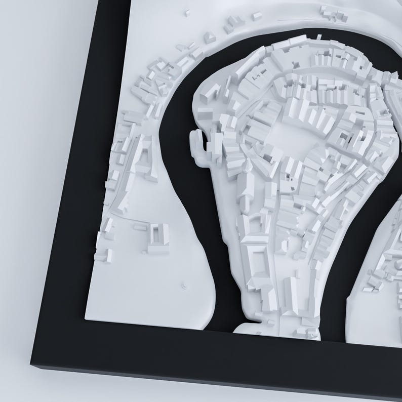 3D チェスキー クルムロフ市地図、印刷可能な STL ファイル 画像 4