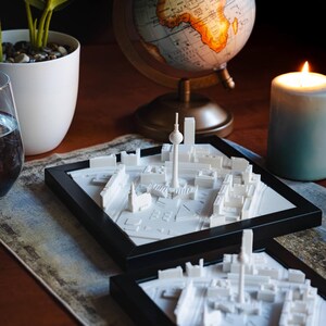Fernsehturm を含む 3D ベルリン市内地図、STL ファイル (3D 印刷) 画像 7